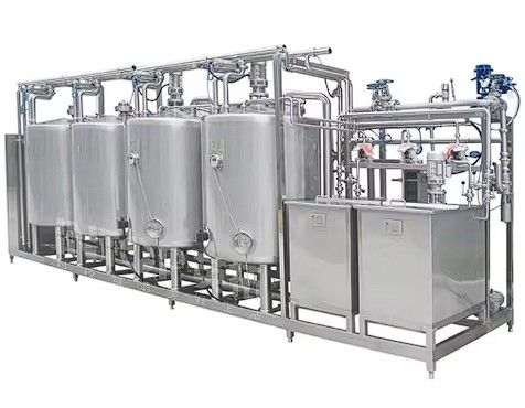 سیستم تمیز کردن اتوماتیک CIP ماشین لباسشویی فولاد ضد زنگ