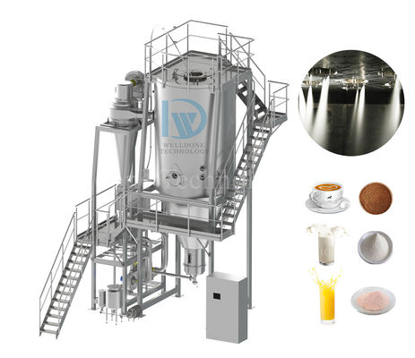 صرفه جویی در مصرف انرژی lpg-150 اتومایزر سانتریفیوژ خشک کن اسپری چای / دستگاه خشک کن اسپری کود شیمیایی برای مواد غذایی