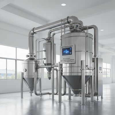 ساخت سفارشی و با تخفیف بسیار زیاد فرآیند خشک کن اسپری مصرف انرژی کمتر