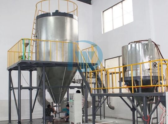 صرفه جویی در انرژی و محیط زیست دوستانه SUS316L ماشین خشک کن اسپری صنعتی برای مواد غذایی