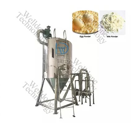 انرژی صرفه جویی محیط زیست دوستانه کنترل از راه دور خشک کن اسپری اتومیزه برای صنعت داروسازی