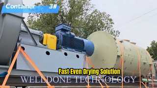 خشک کن مایع بستر نمکی خرده نان نمکی